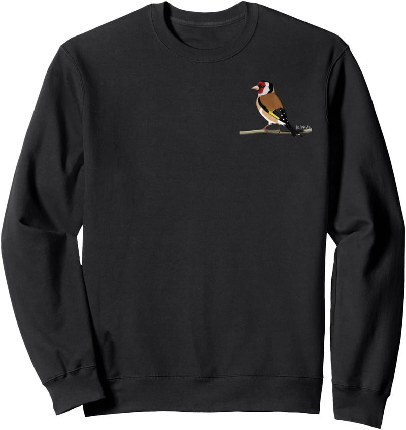 Stieglitz Vogel Singvogel Vogelfreund Ornithologe Biologe Sweatshirt