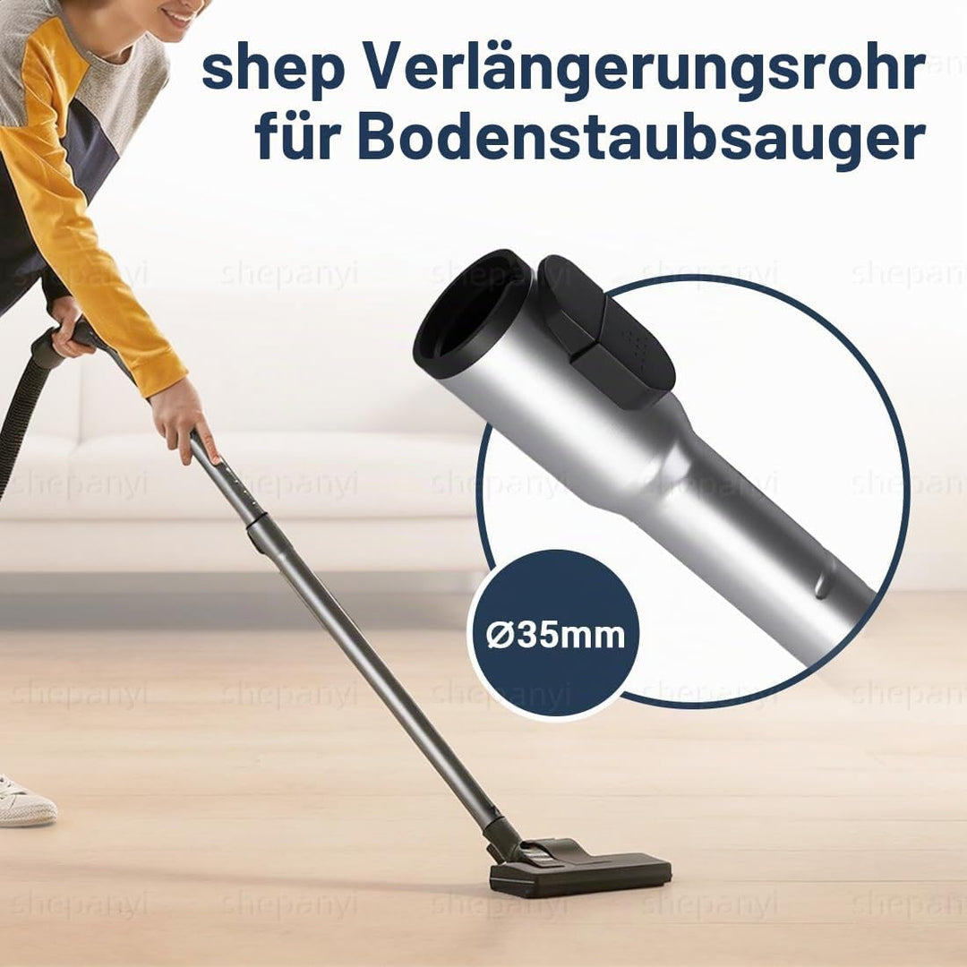 Staubsaugerrohr - Ersatzrohr kompatibel mit Bodenstaubsauger Miele S8,S6,S5,S4,S2,S1,C1,C2,C3,H1 Com