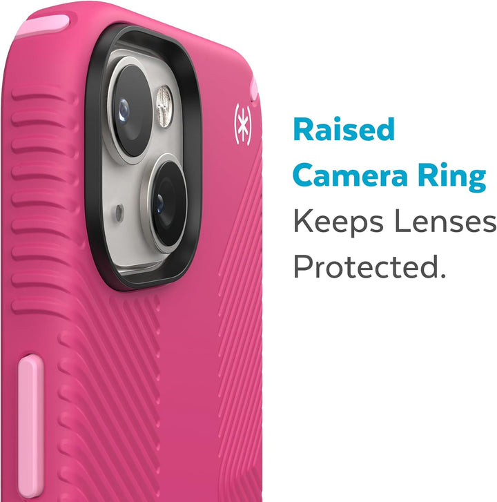 Speck Presidio Grip Schutzhülle für Apple iPhone 14 Plus Digital rosa Digital Pink/Blossom Pink/Weis