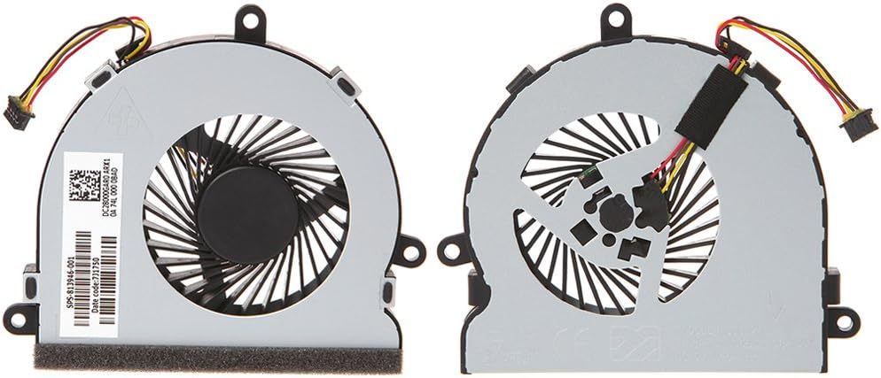 luosh Laptop Cooler CPU-Lüfter für HP 15-AC-Serie, 7,8 cm, Laptopkühler, Lüfter für HP DC28000GAR0 S