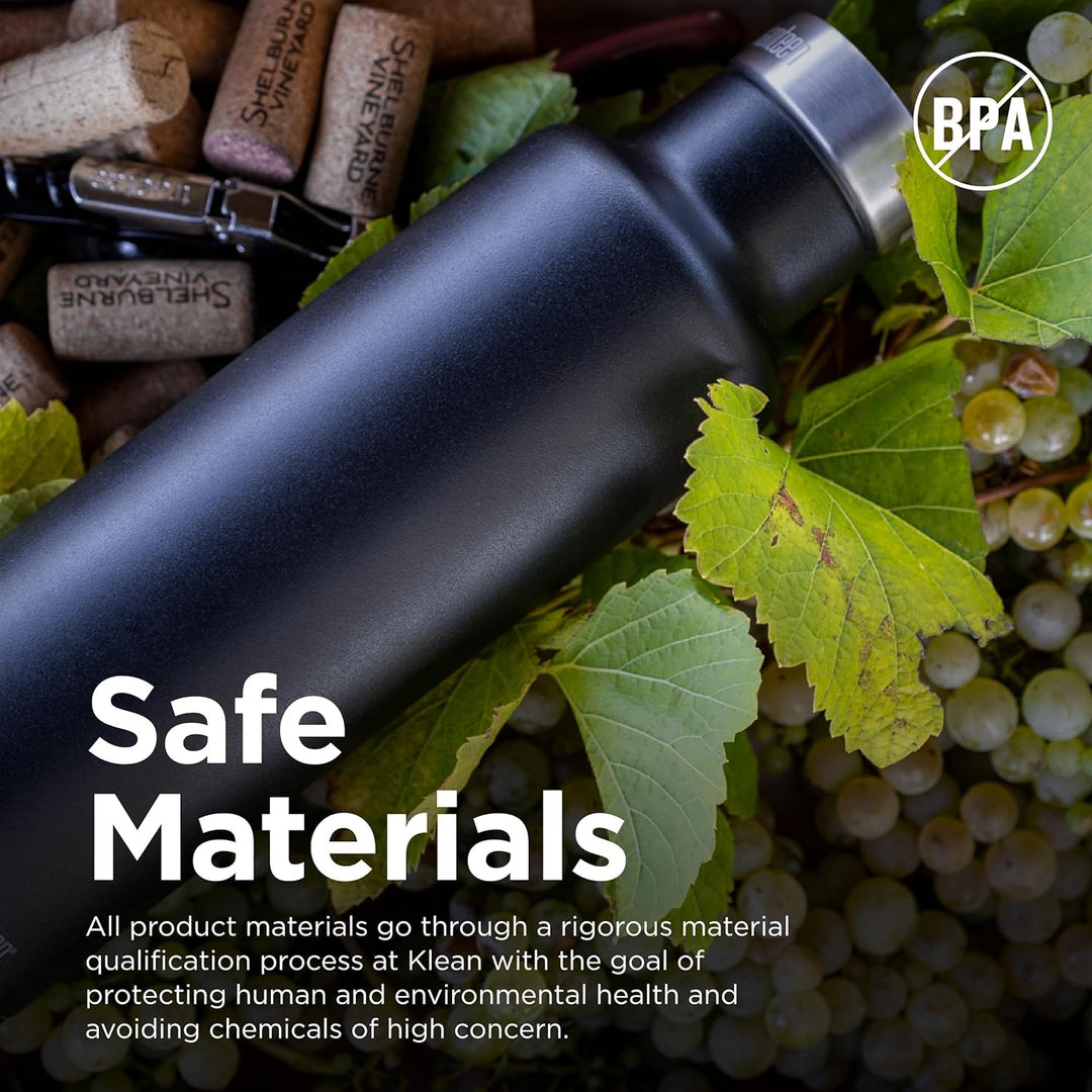 Klean Kanteen Herren Classic Vi Trinkflasche Einheitsgrösse Schwarz, Einheitsgrösse Schwarz
