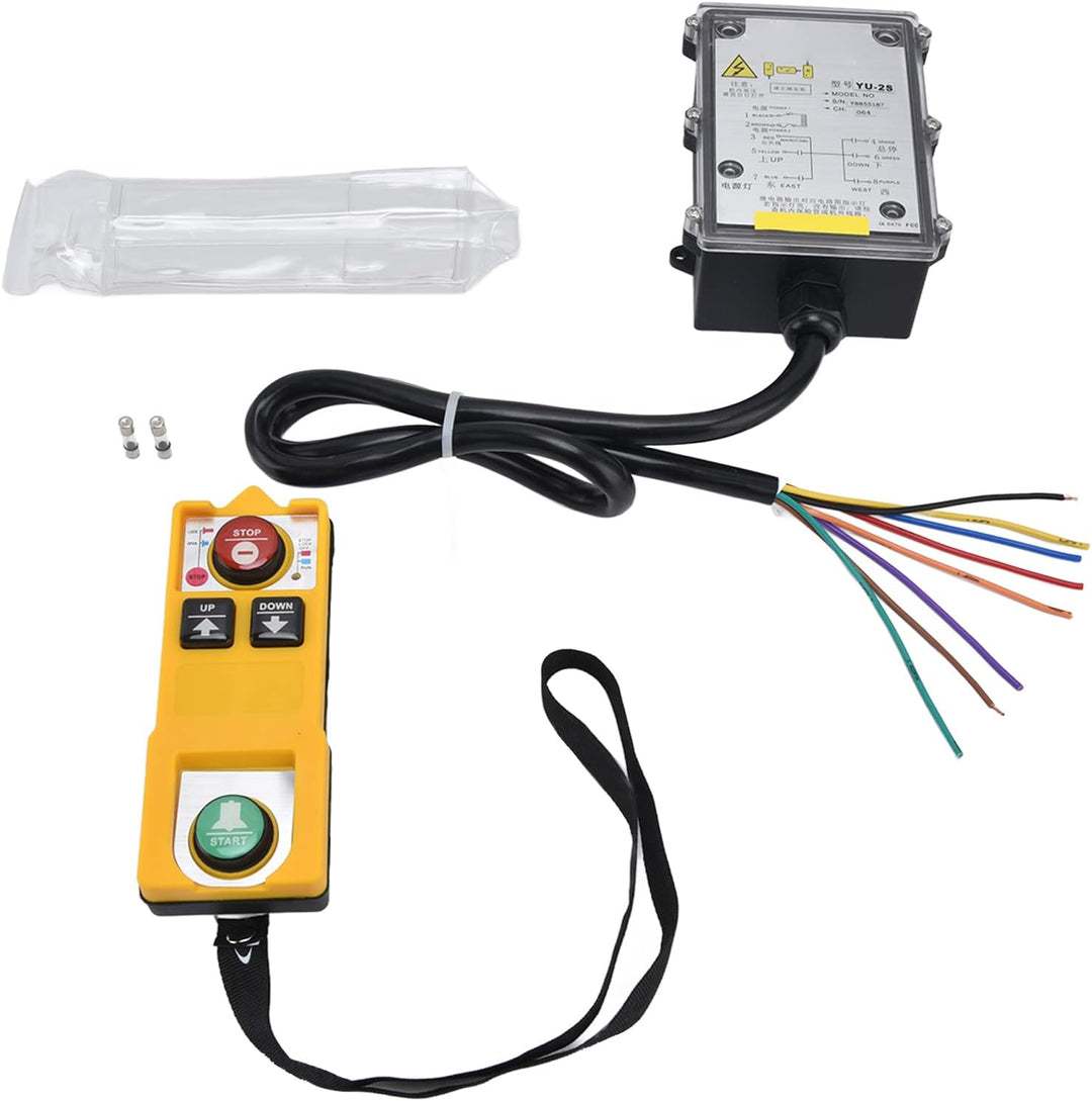 Industrielle Funkfernbedienung YU-2S, Kabellose Kran-Fernbedienung Stopp-Start-Taste 2 Wichtige Indu