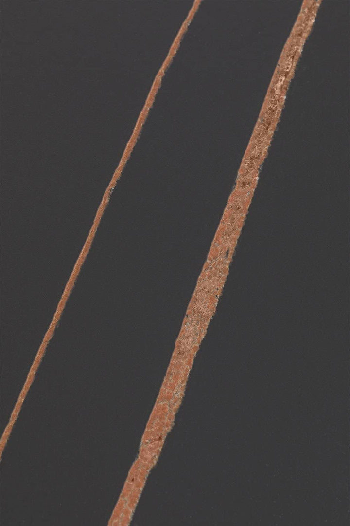 SKLUM Runder Stehtisch aus Steinzeug (Ø60 cm) Amaretto Schwarz Sch., Sch.