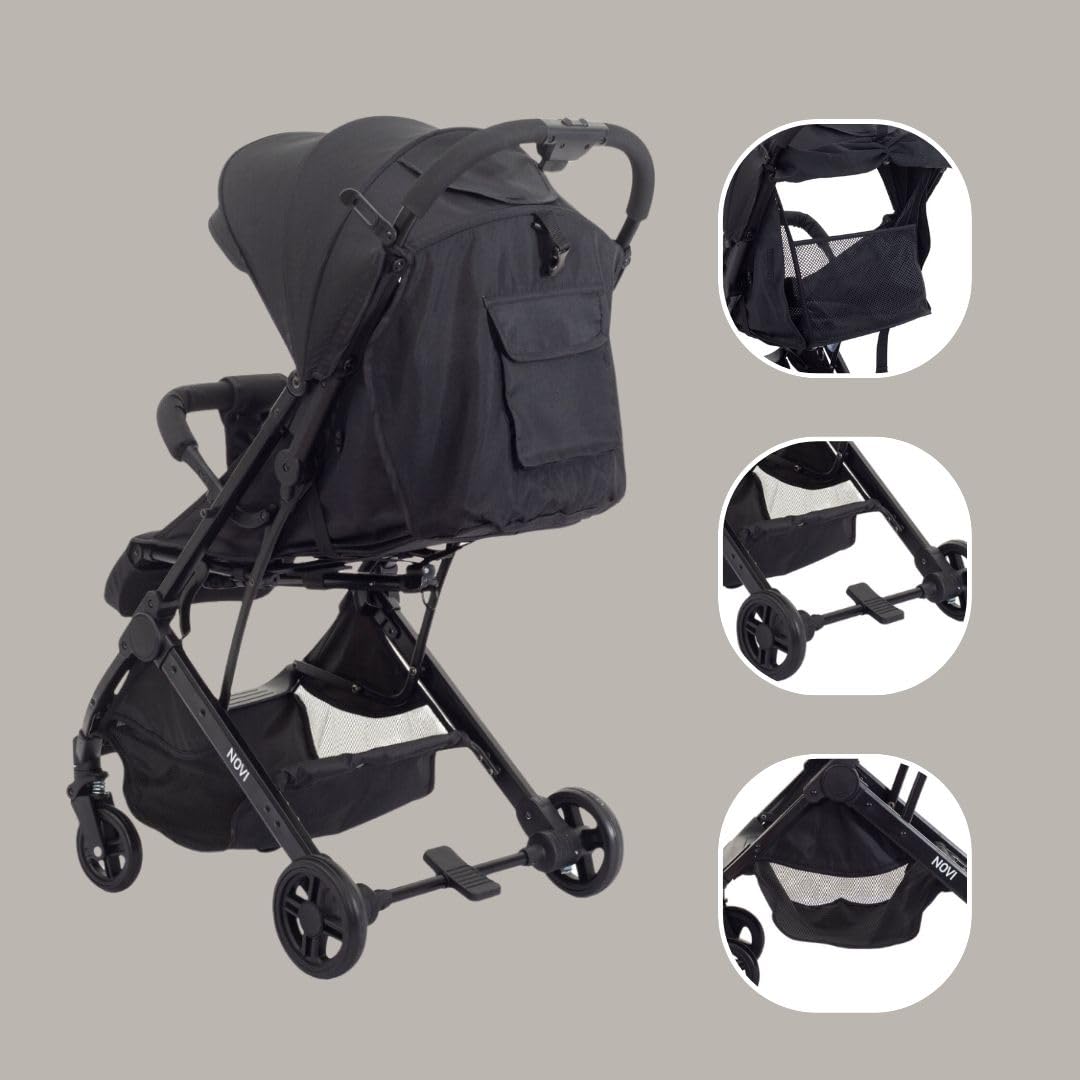 Novi Baby® Travel Go Basic Buggy, Leichter Kinderwagen, kompakter Einhandbuggy, einfach zusammenklap