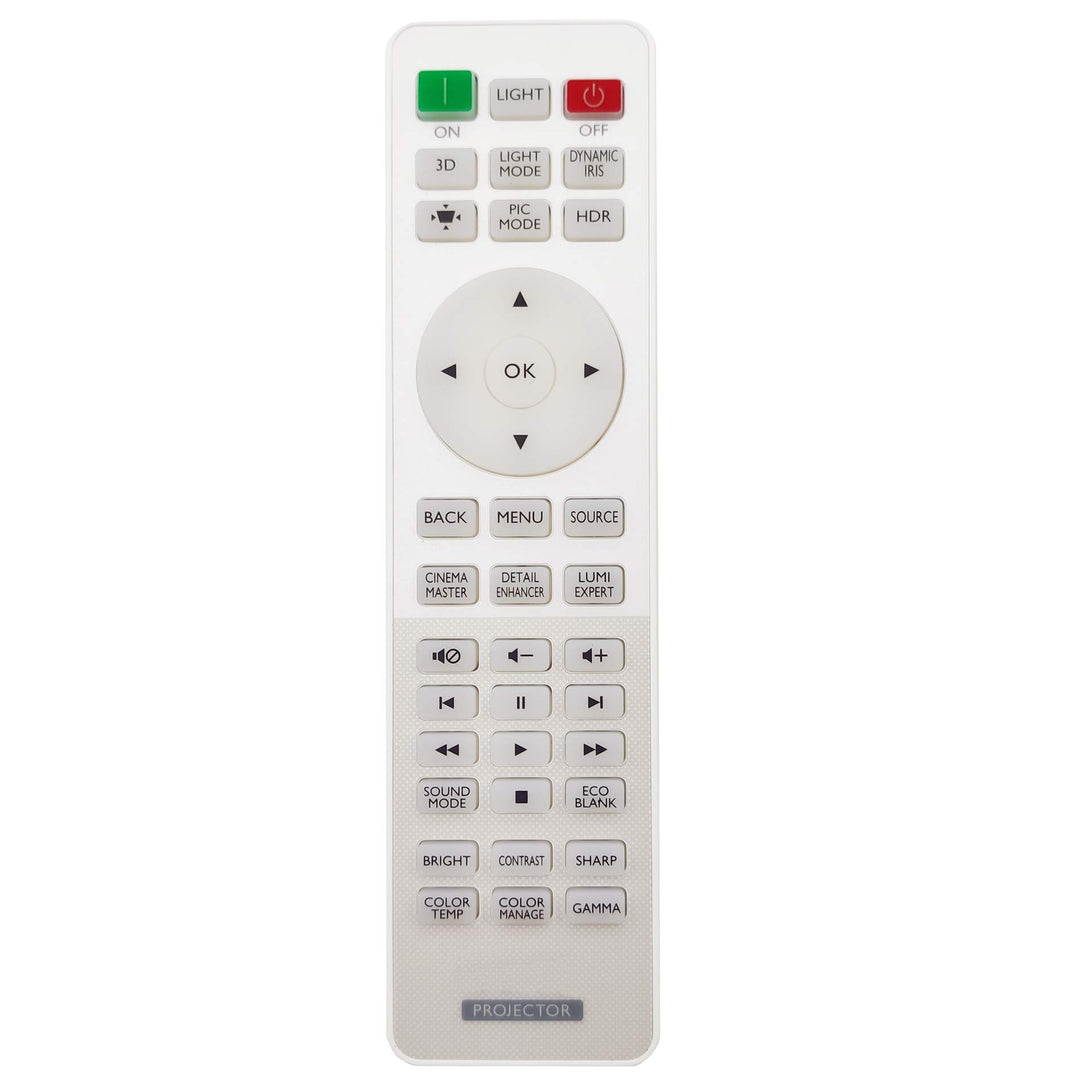 Leankle Fernbedienung RCV015 für BenQ Projektoren HT2550, TK800, TK800M, W1700, W1700S