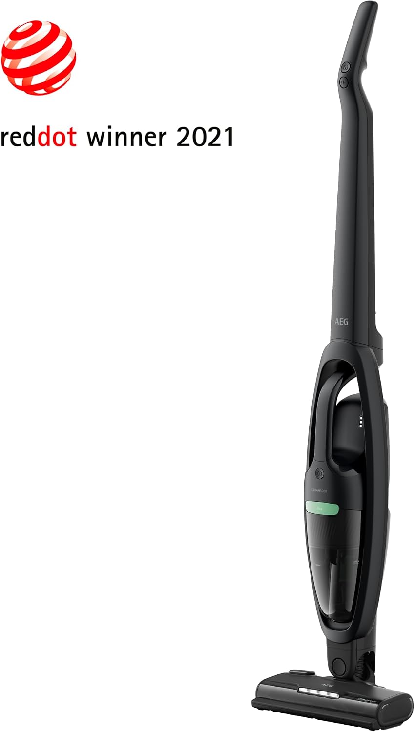 AEG CLEAN 5000 Cordless Cleaner 2in1 ÖKO Akku-Staubsauger kabellos/Akku-Laufzeit: bis zu 50 Min. / F