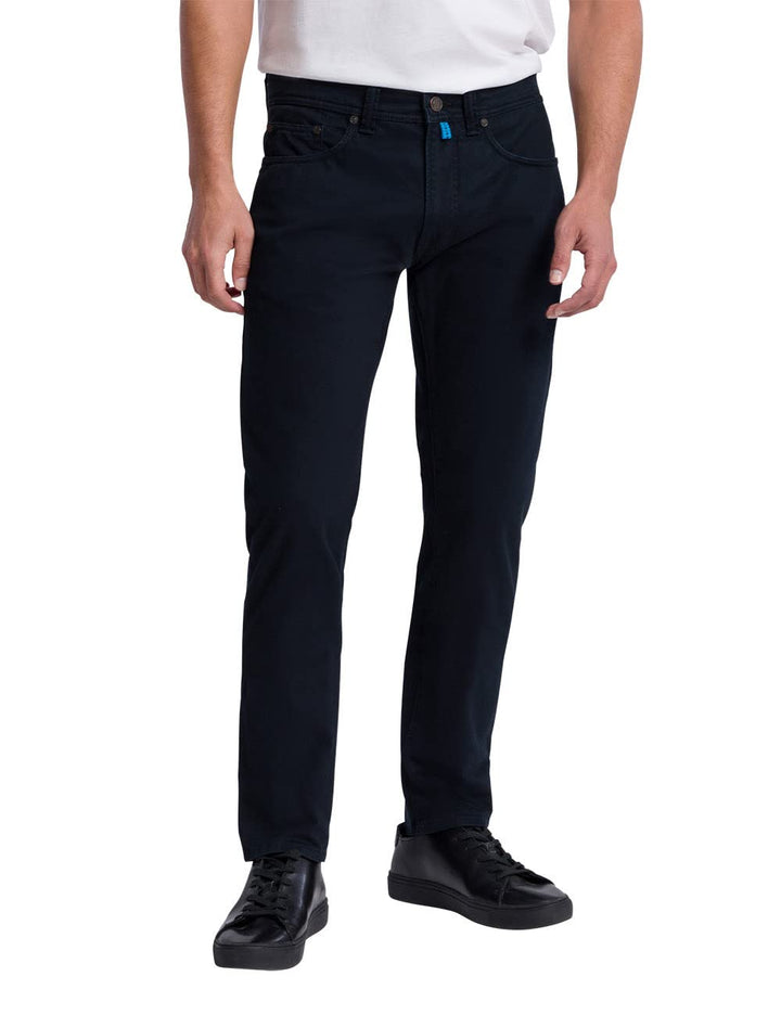 Pierre Cardin Herren 5 Pocket Stoffhose 30W / 34L Marine, 30W / 34L Marine