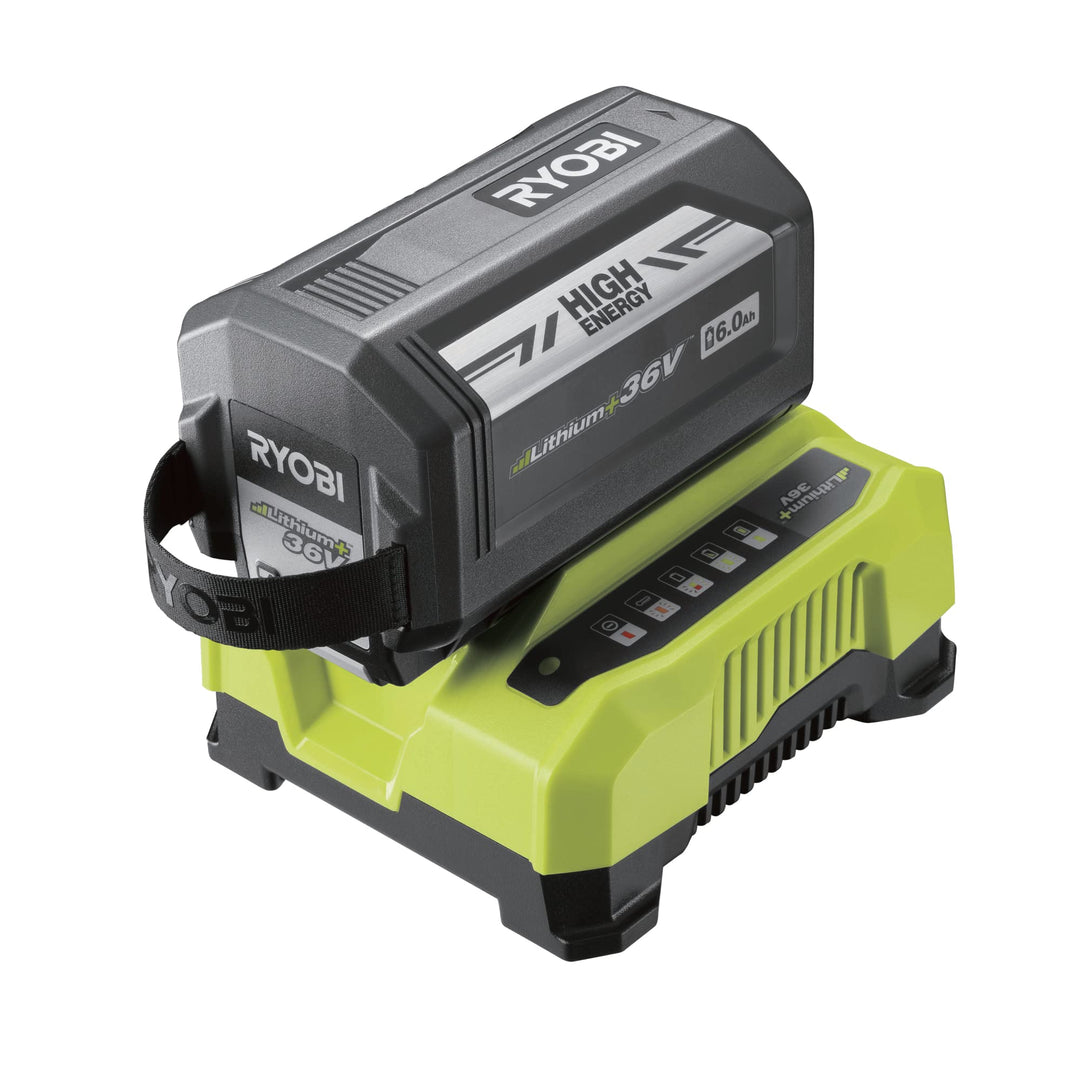 Ryobi Akku 36 V LithiumPlus 6,0 Ah – 1 Schnellladegerät RY36BC60A-160