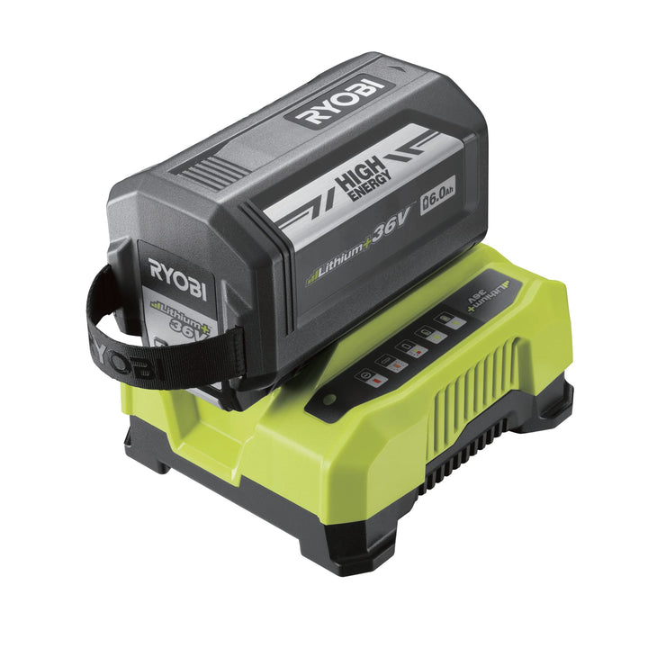 Ryobi Akku 36 V LithiumPlus 6,0 Ah – 1 Schnellladegerät RY36BC60A-160