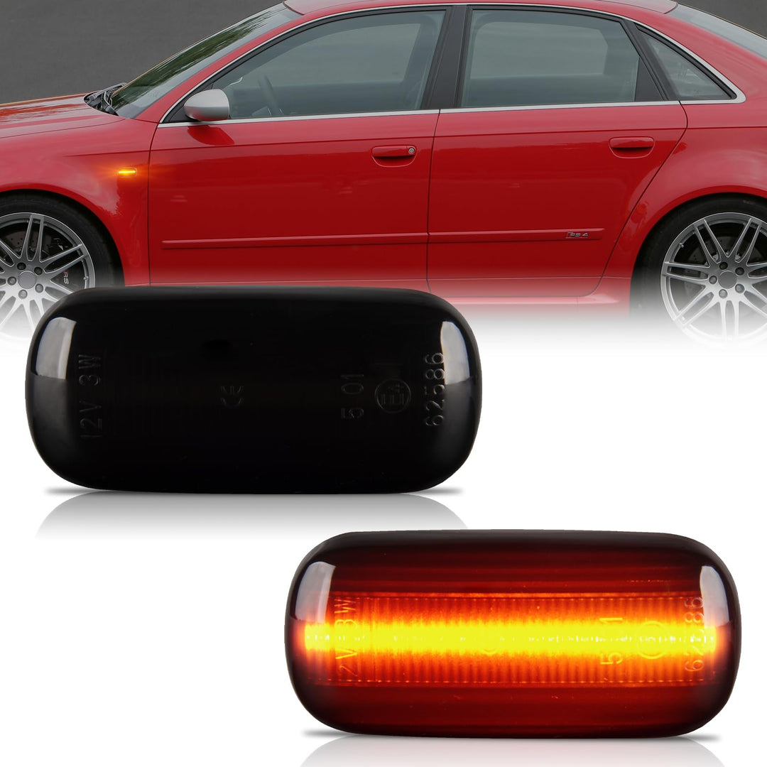 OZ-LAMPE LED Blinker Seitenblinker für Audi A3 S3 8P A4 S4 RS4 B6 B7 A4 B8 A6 S6 RS6 C5 C7 A8 D3 TT