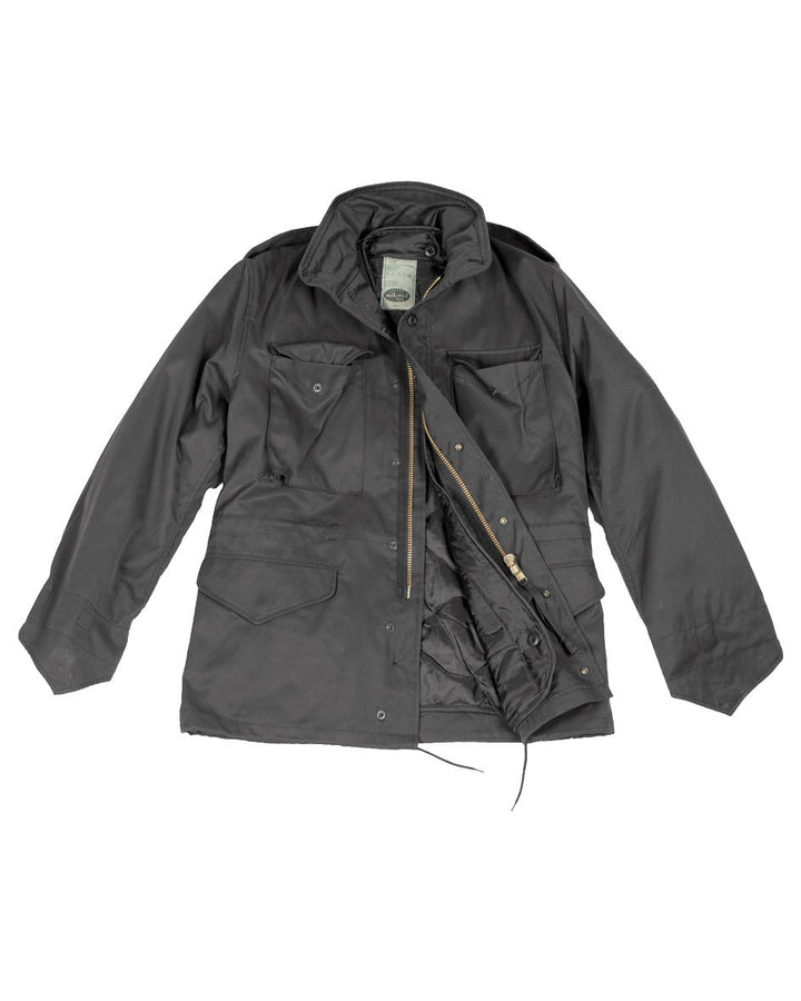 Mil-Tec Unisex Us M65 Jacke, Schwarz