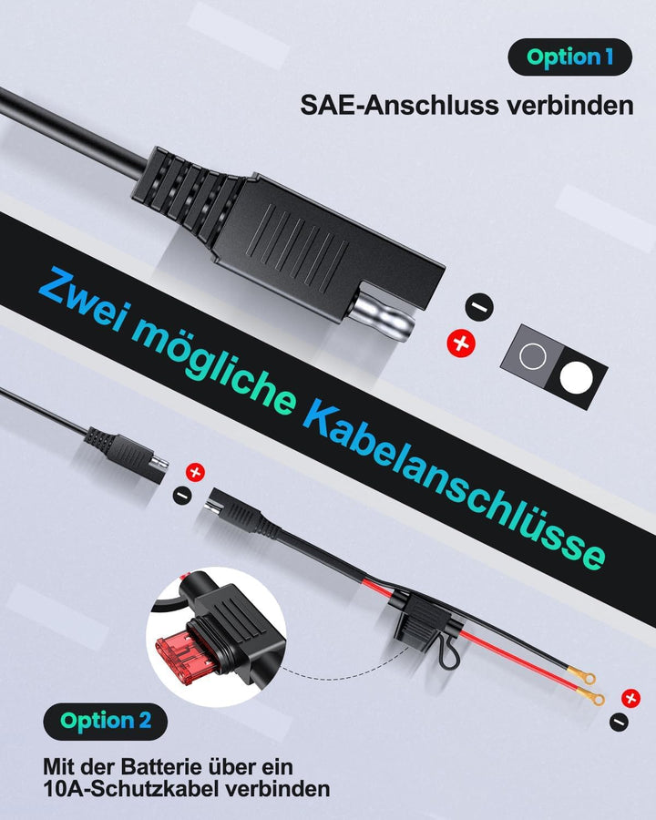 ZEXMTE Motorrad-USB-Ladegerät, USB Typ C PD & Quick Charge 3.0 Motorrad-Telefon-Ladegerät mit Voltme
