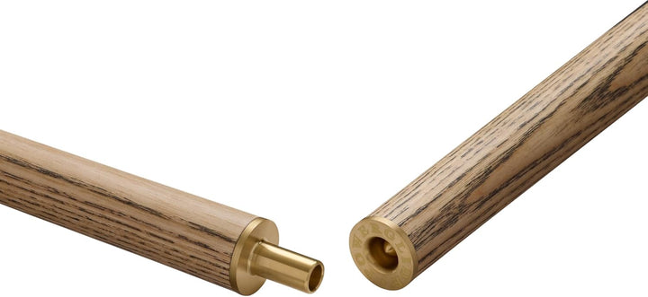 POWERGLIDE EXIOS Ash Snooker-Queue, 50/50, mit Gelenk, Escheschaft, handgespleisster Hintern, 540 g,