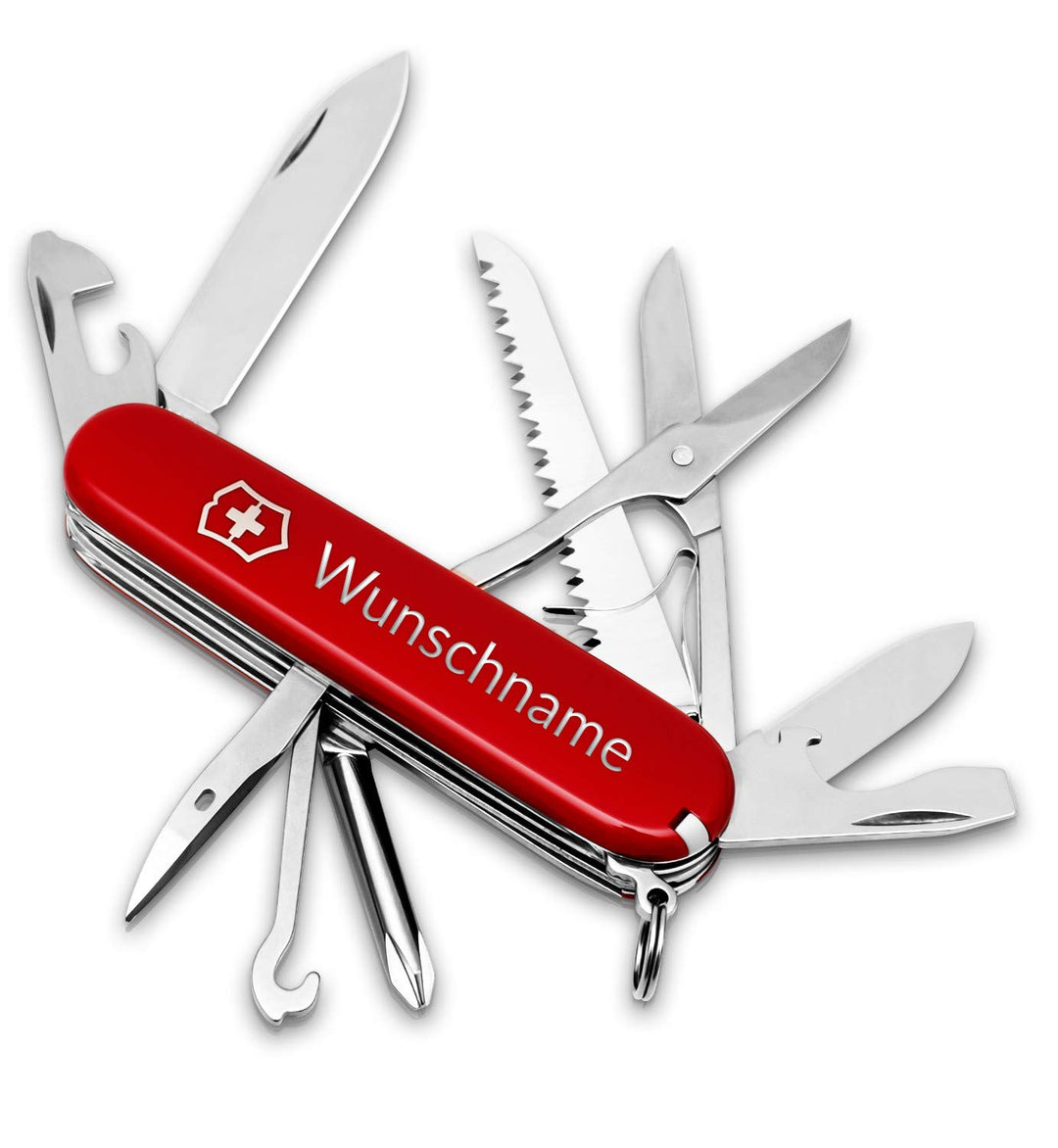 Victorinox Fieldmaster Taschenmesser mit Gravur I Geschenk für Männer zum Geburtstag I Messer , Schw
