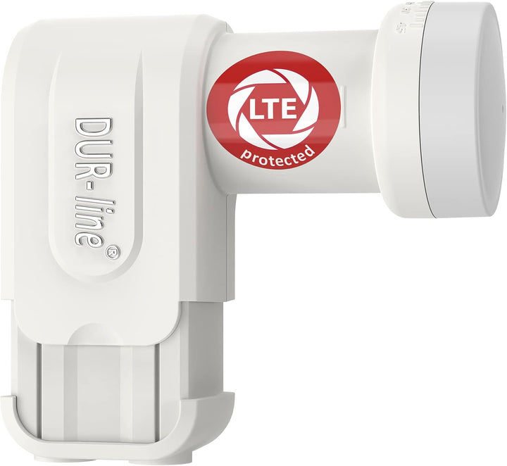 DUR-line +Ultra Twin LNB - 2 Teilnehmer weiss - mit LTE-Filter [ Test SEHR GUT *] 2-Fach, digital mi