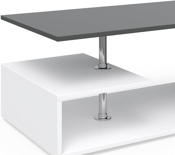 Vicco Couchtisch Guillermo Wohnzimmertisch Beistelltisch Holztisch Kaffeetisch 90 x 50 cm