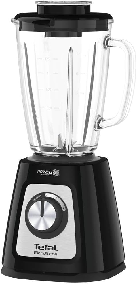 Tefal BL435831 BL4358 Standmixer, Glas, 1.75 liters, Schwarz