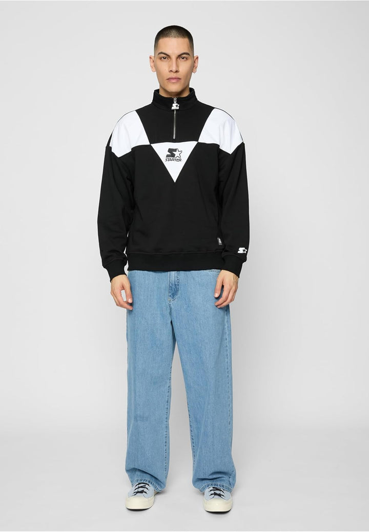 Starter Black Label Herren Starter Triangle Troyer M Black/White, M Black/White