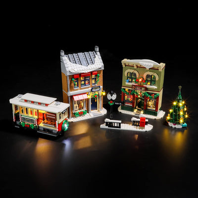 LIGHTAILING Licht-Set Für Lego- 10308 Weihnachtlich-geschmückte-Hauptstrasse - Led-Beleuchtungsset K