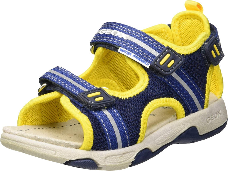 Geox B Sandal Multy Boy A Lauflernschuhe 21 EU Blau Navy Yellow C0657, 21 EU Blau Navy Yellow C0657