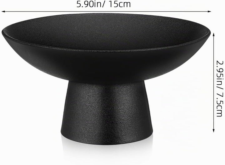 Cabilock Keramik Obstschale Mit Fuss 5.91 Zoll Hohe Etagere Für Küche Snack Dessert Servierplatte Mo