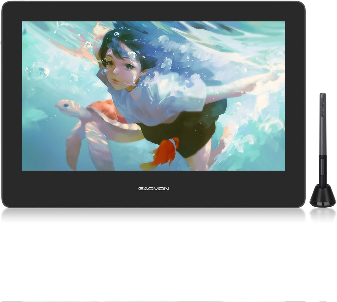 GAOMON PD1320 13,3 Zoll Graphictablet mit Display, HD -IPS -Monitor mit 8192 Druckpegeln und Batteri