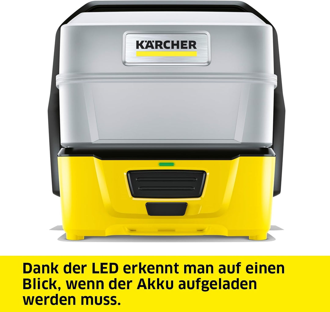Kärcher Druckreiniger OC 3 Plus Pet Box, Niederdruck, Fördermenge: 2 l/h, Gewicht: 2,3 kg, 7 l-Tank,