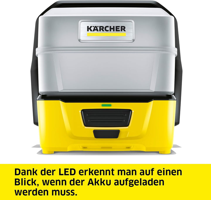 Kärcher Druckreiniger OC 3 Plus Pet Box, Niederdruck, Fördermenge: 2 l/h, Gewicht: 2,3 kg, 7 l-Tank,