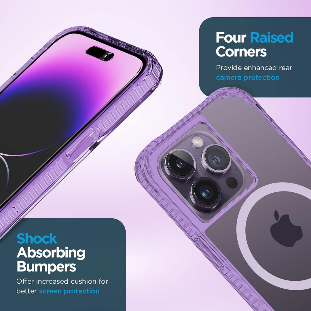 Case-Mate Tough Plus Schutzhülle für iPhone 14 Pro – La La Lavender [4,5 m Fallschutz] [Kompatibel m