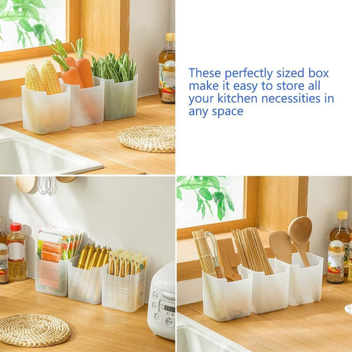 Poeland Kühlschrank-Organizer-Box, Kühlschrank-Seitentür, Aufbewahrungsbehälter, Kunststoff, durchsc
