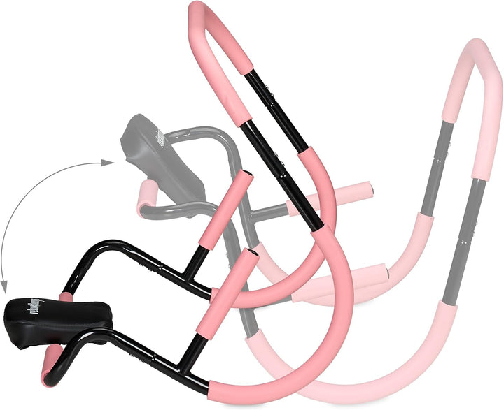 Relaxdays Bauchtrainer, Bauchmuskeltrainer, HxBxT: 68,5 x 69 x 65 cm, effektives Training zuhause, f