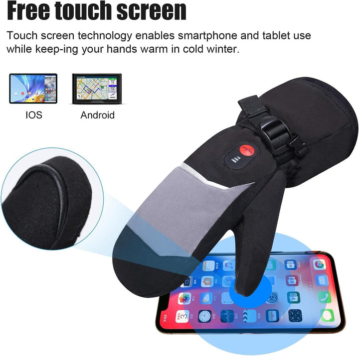 Beheizbare Handschuhe Elektrisch Beheizte Handschuhe Motorradhandschuhe wasserdichte Fahrradhandschu