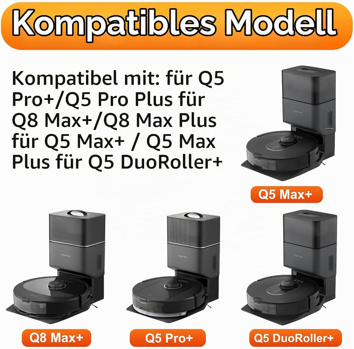 Q5 Pro Zubehör für Roborock Q5 Max+ / Q8 Max+ / Q5 Pro+ / Q5 Pro Plus /Q8 Max Plus Ersatzteile Zubeh