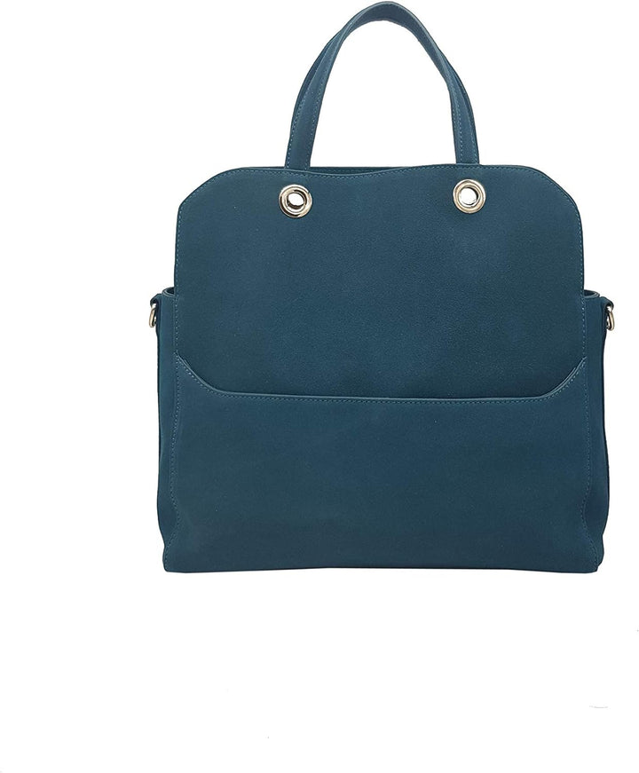 Kate Lee Damen Dreiss Handtasche Blau (Bleu Canard), Blau (Bleu Canard)