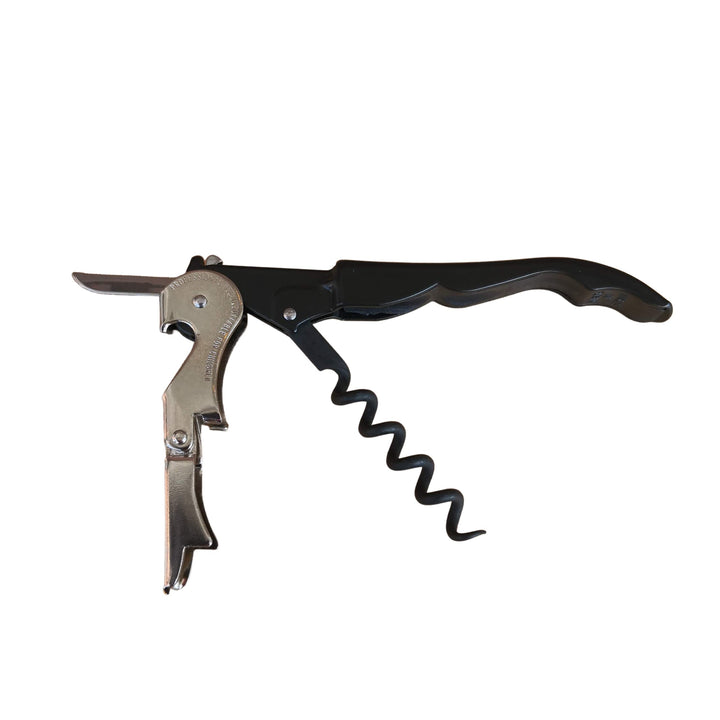Pulltap's Slider 900 Kellnermesser / Korkenzieher für linkshändige / linkshänder (Schwarz)