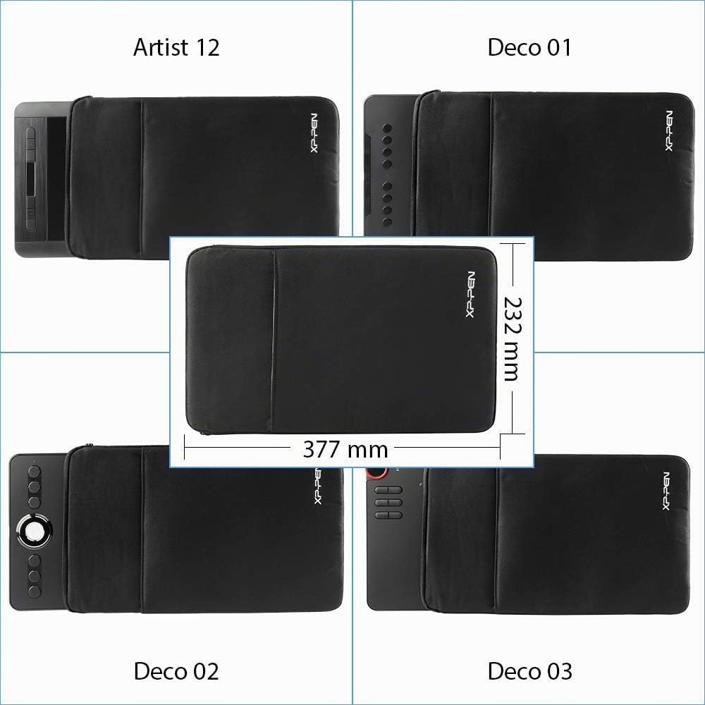 XP-Pen AC48 Schutzhülle Protective Case Tasche für Grafiktablett Stossfeste wasserdichte Hülle Kompa