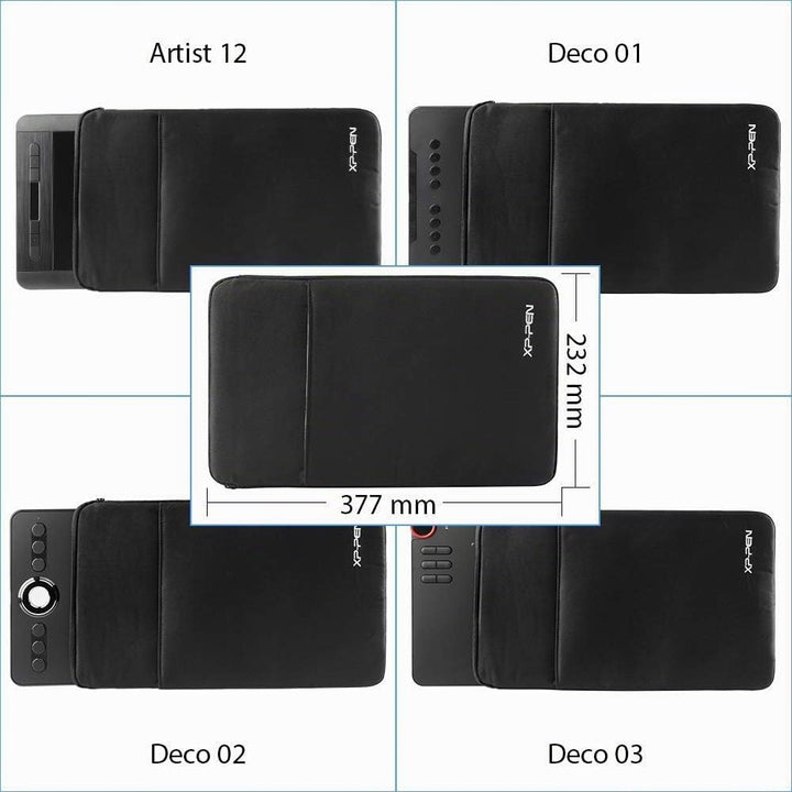 XP-Pen AC48 Schutzhülle Protective Case Tasche für Grafiktablett Stossfeste wasserdichte Hülle Kompa