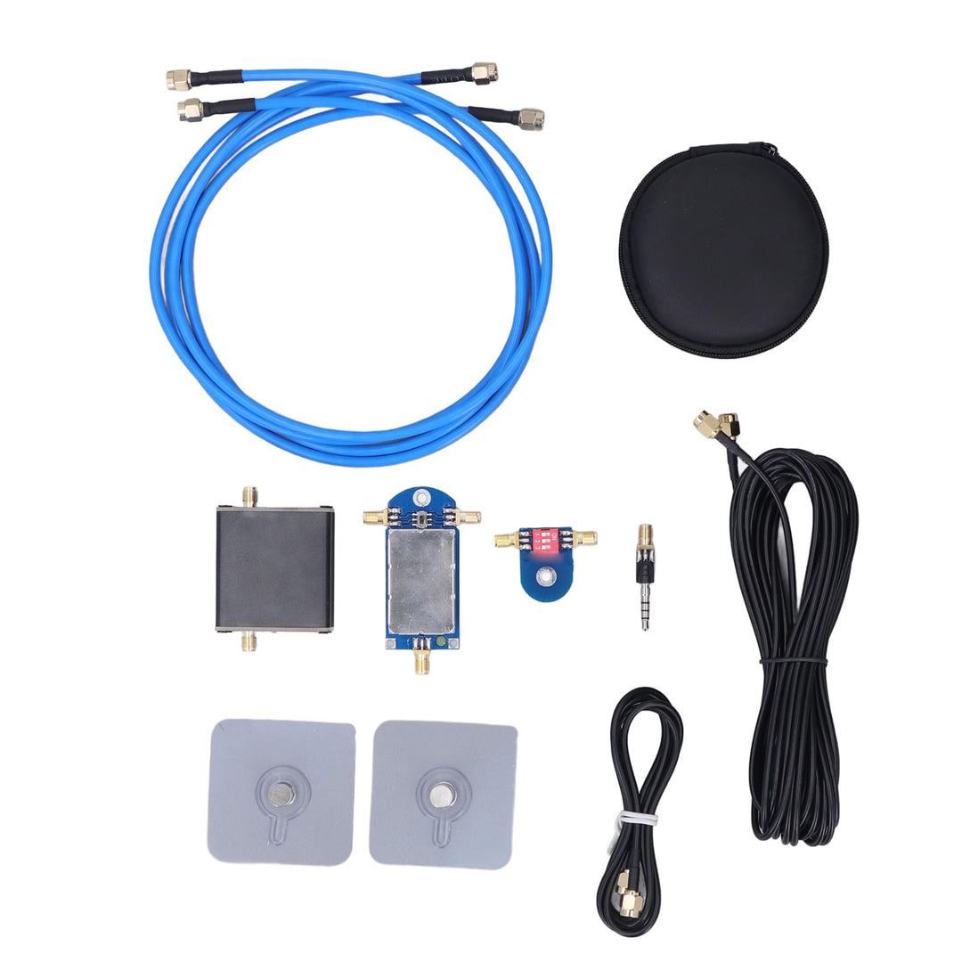 50K-500MHz Aktive Schleifenantenne Vollband 17dB High Gain Small Loop Breitband-Empfangsantenne 9-12