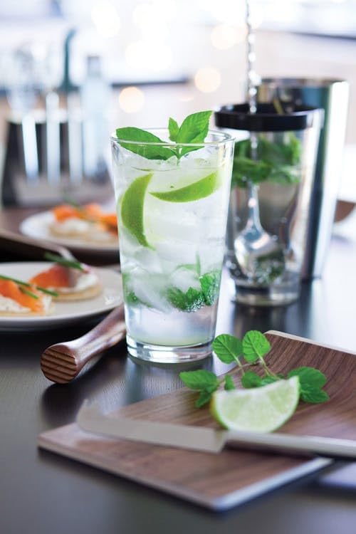 KitchenCraft Luxe Lounge Mojito-Cocktail, 4er-Set