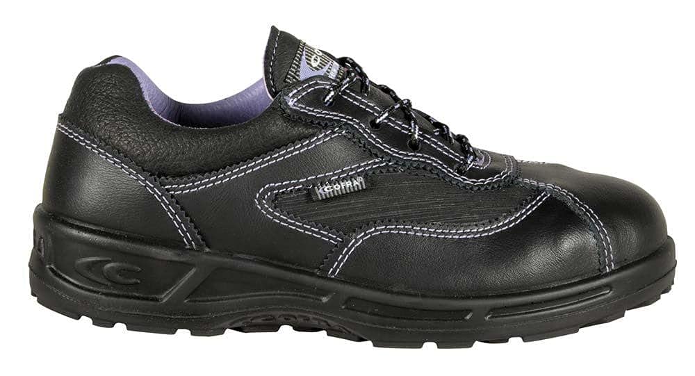 Cofra 76530-000.W38 SOPHIE S3 SRC Sicherheitsschuhe, Schwarz/Flieder, Grösse 38