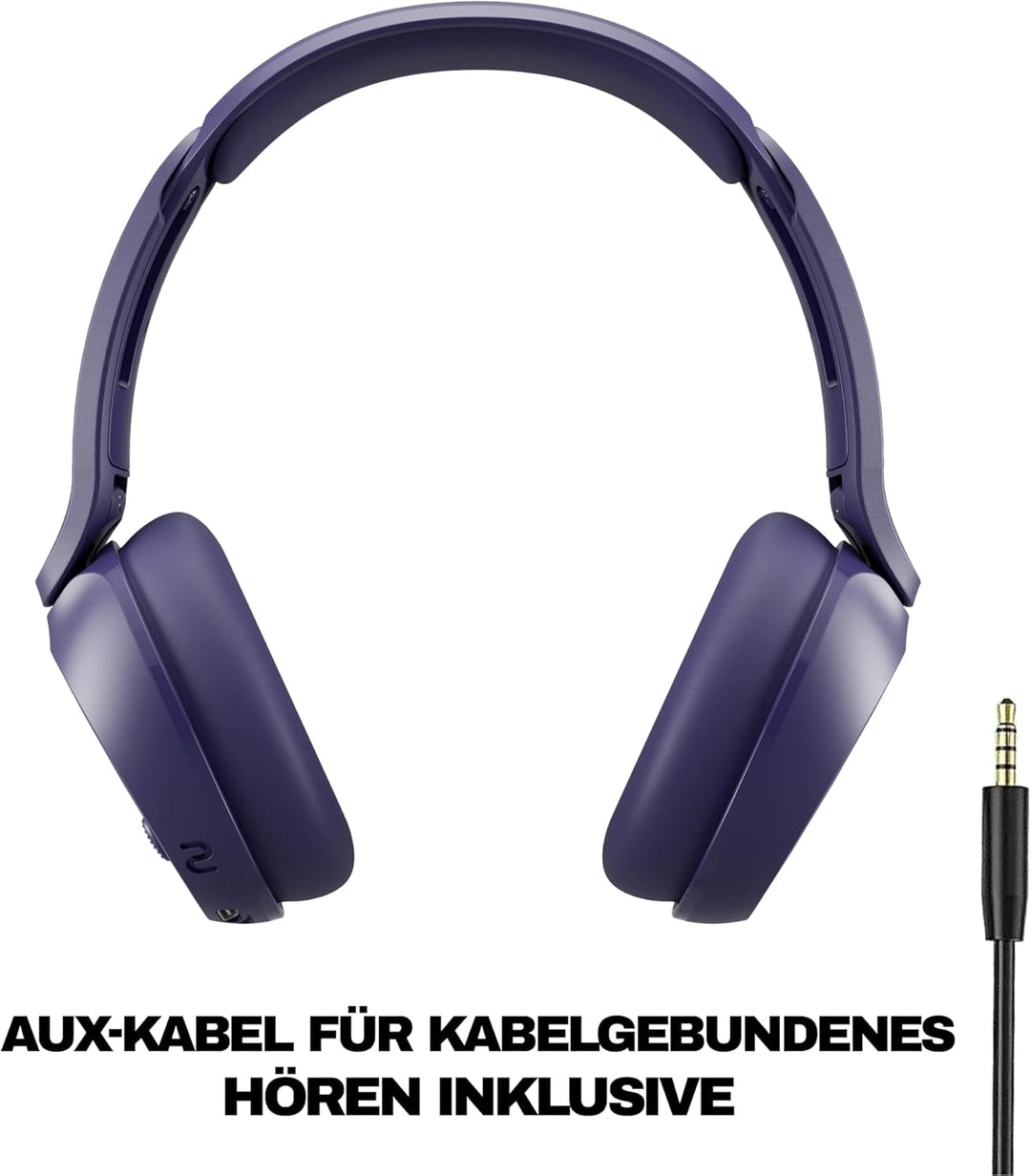 Skullcandy Icon 180 Wireless On-Ear Bluetooth Headphones, Up to 50 Hours Battery, Lightweight and Tr