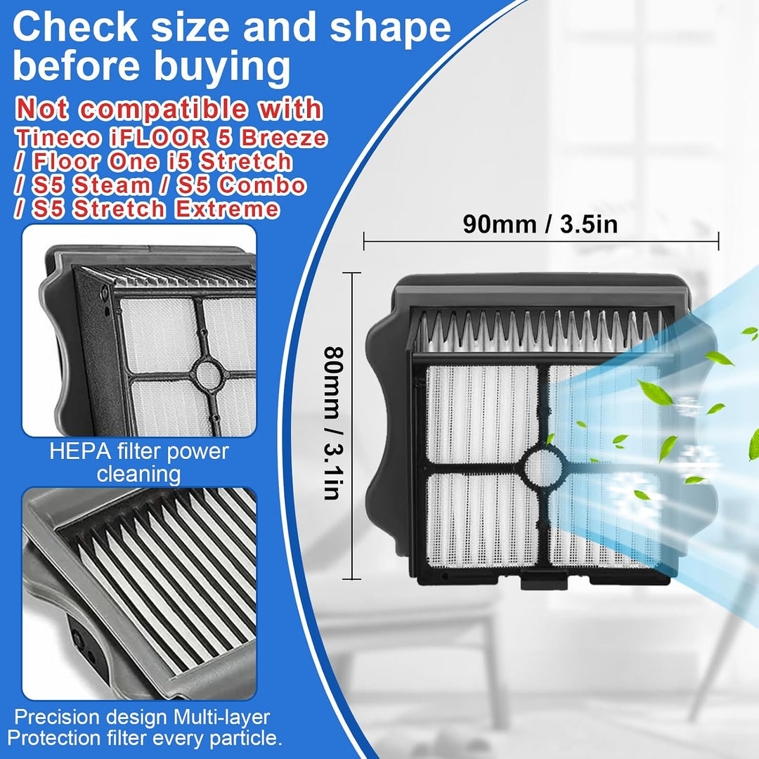 Fixbetter Zubehörset für Tineco Floor One S5 / S5 Pro / S5 Pro 2 / S5 Extreme Nass-Trocken All-in-On