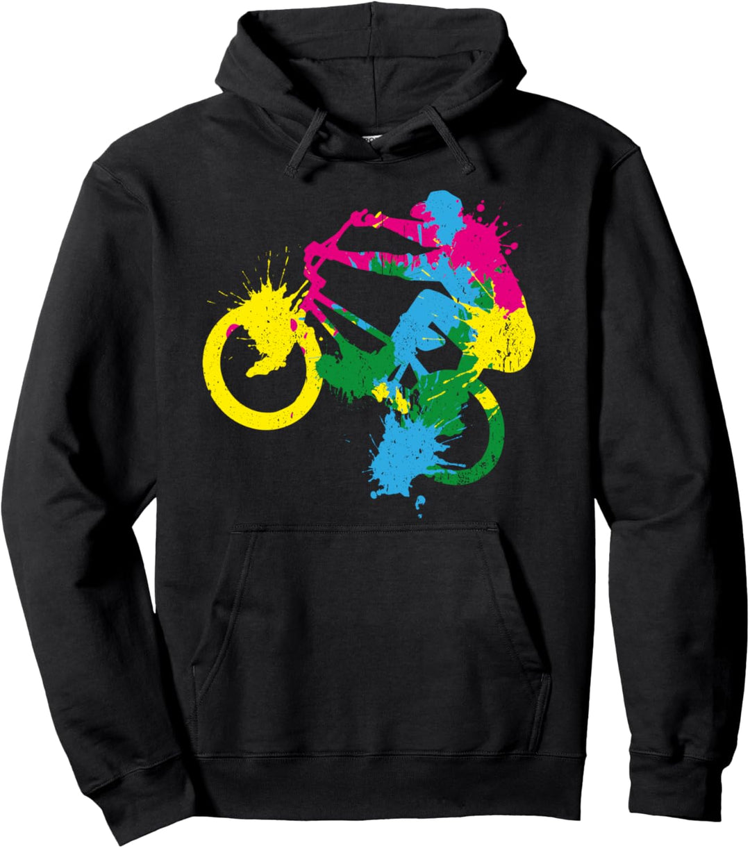 BMX Vintage Fahrrad Fans Geschenk Jungs Jugend Fahrrad BMX Pullover Hoodie