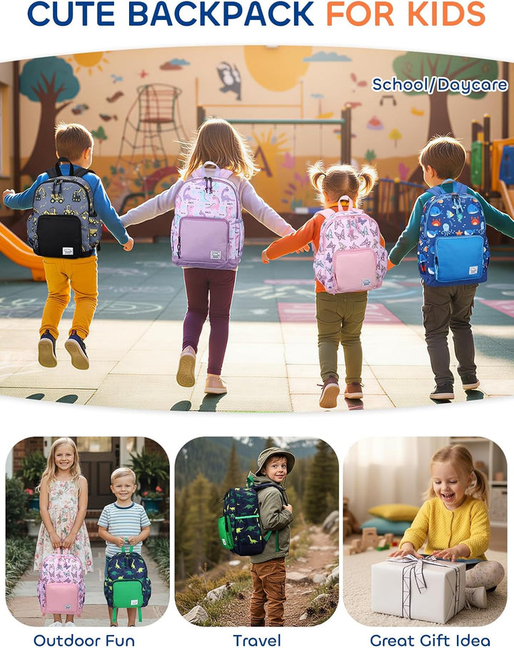 VASCHY Kinderrucksack, leicht, Schulranzen, Mädchen, Jungen, Grundschule, Kindergarten, 4 – 6 Jahre,