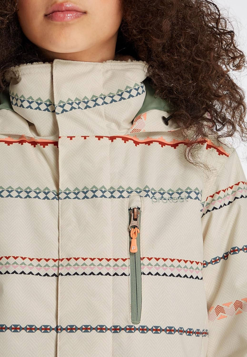 Protest Girls Ski- Und Snowboardjacke PRTMARCEK JR 116 Canvasoffwhite, 116 Canvasoffwhite