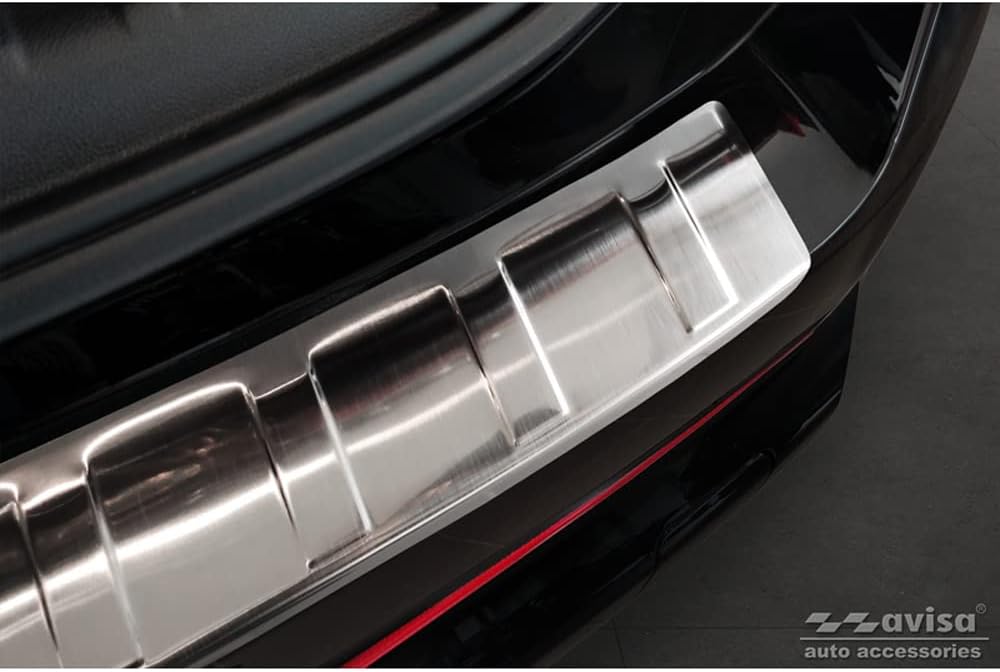 Avisa Edelstahl Heckstossstangenschutz kompatibel mit BMW X1 U11 / X1 U11 xLine 2022- 'Ribs'
