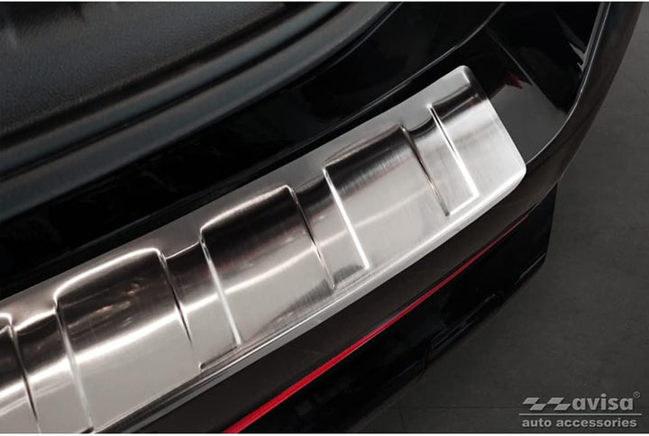 Avisa Edelstahl Heckstossstangenschutz kompatibel mit BMW X1 U11 / X1 U11 xLine 2022- 'Ribs'