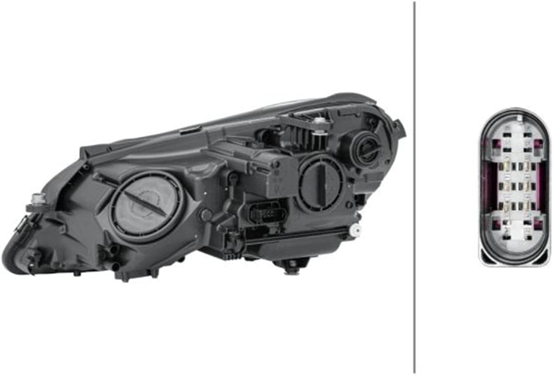 HELLA 1EL 010 800-021 DE/Halogen-Hauptscheinwerfer - rechts - für u.a. Mercedes-Benz E-Class (W212)
