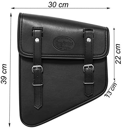 Solo-Satteltasche Schwingentasche 11l für Chopper/Custombike Slim Standard Springer Classic Muscle C