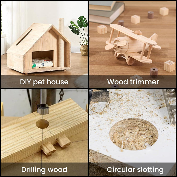 Akku Oberfräse für Maikta 18V, 800W Akku Kantenfräse Set mit Bürstenloser,6 Geschwindigkeiten, Max 3